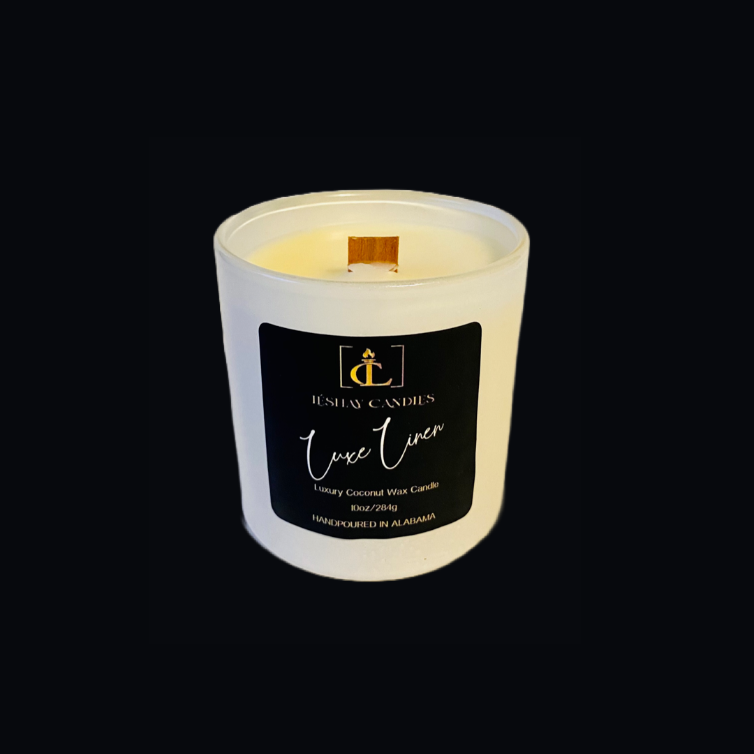 “LUXE LINEN” WHITE JAR LUXE CANDLE