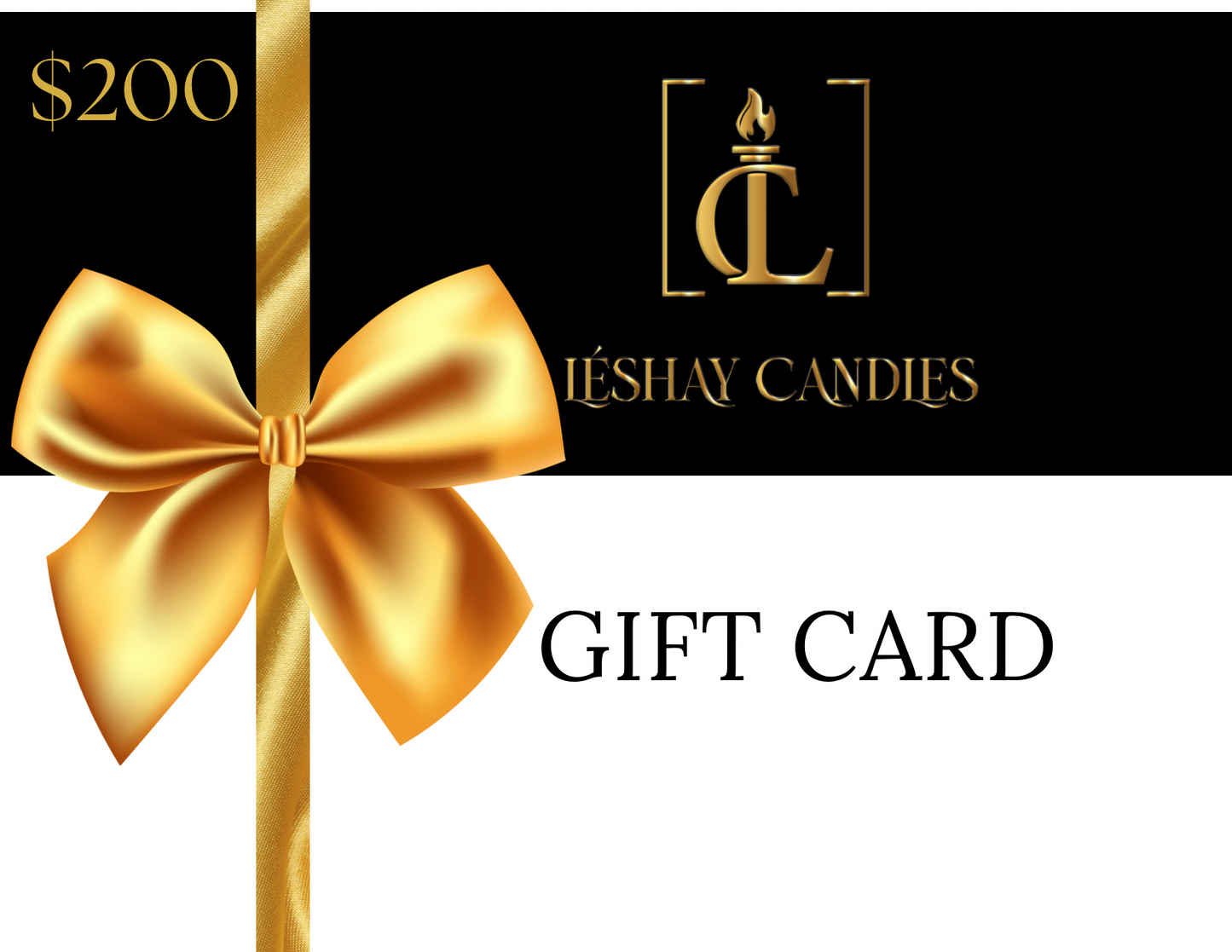 LÉSHAY CANDLES: $200 GIFT CARD