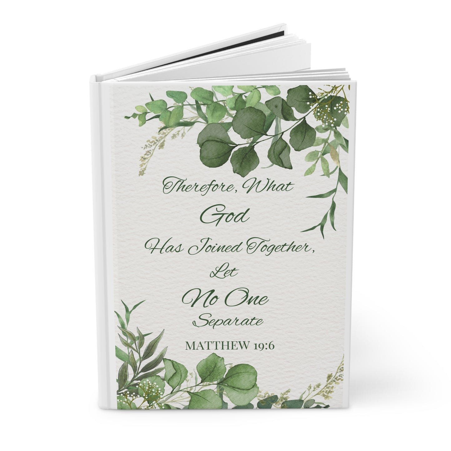 WHAT GOD HAS JOINED HARDCOVER CHRISTIAN JOURNAL