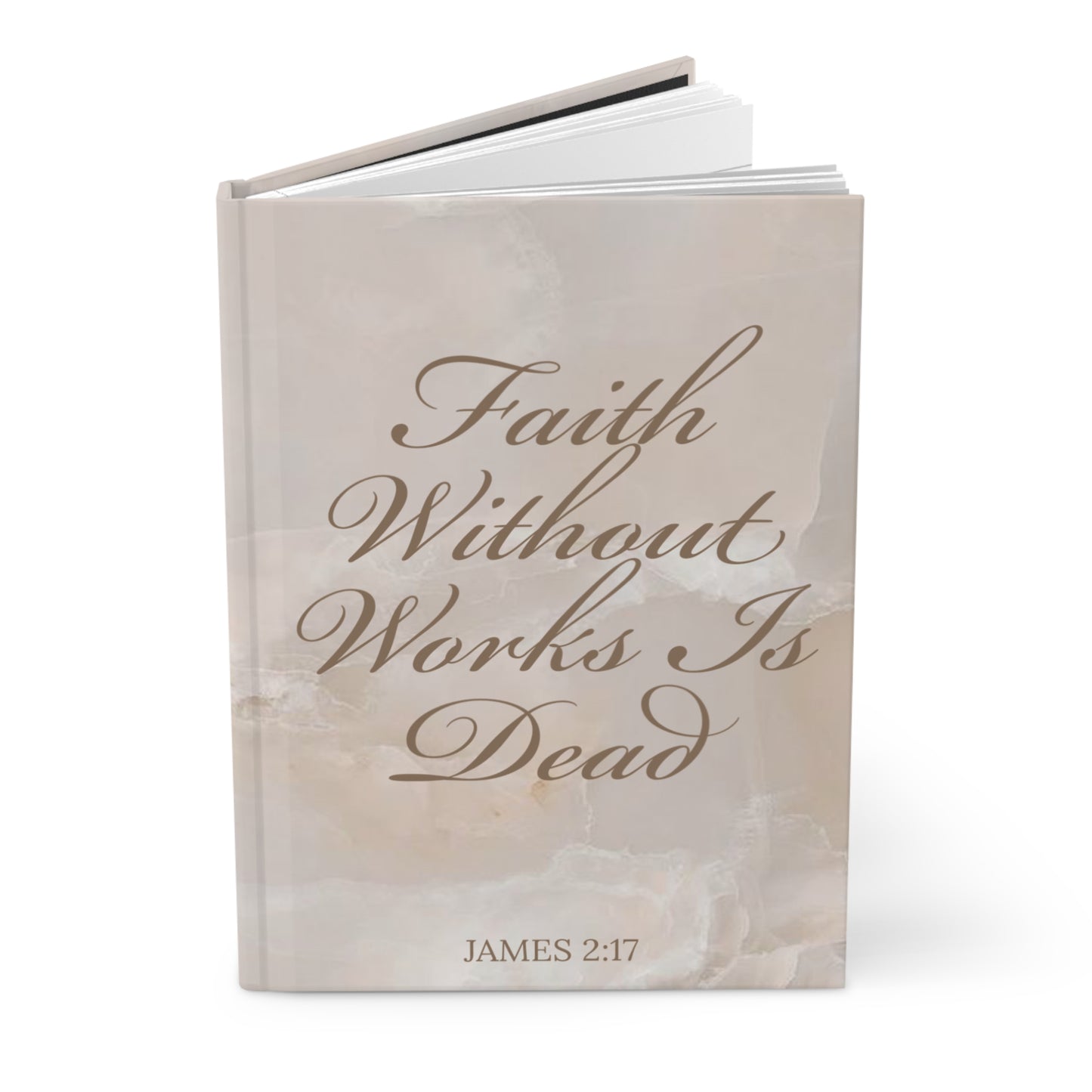 FAITH WITHOUT WORKS HARDCOVER CHRISTIAN JOURNAL