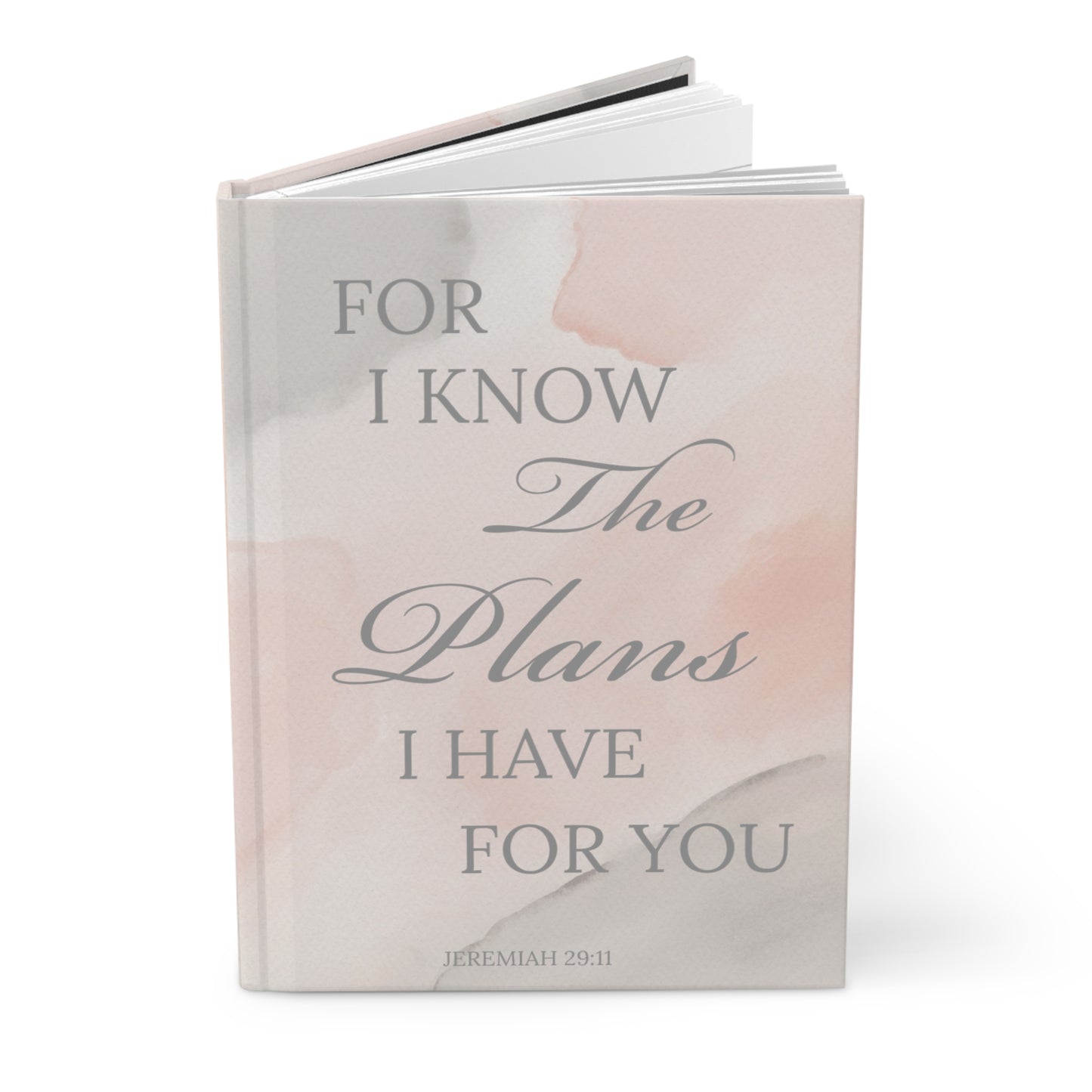 FOR I KNOW THE PLANS I HAVE FOR YOU HARDCOVER CHRISTIAN JOURNAL