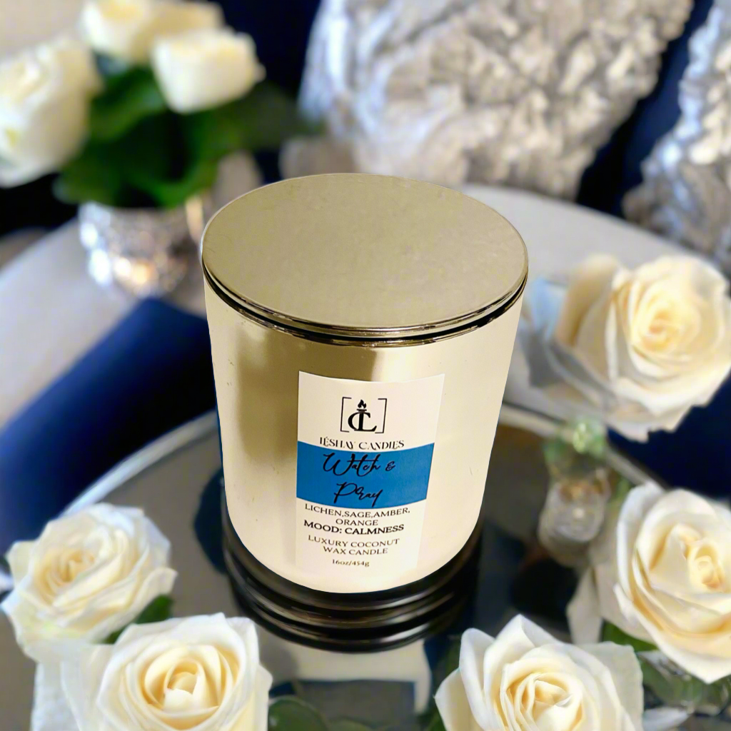 "WATCH & PRAY” LUXE VOGUE JAR CANDLE