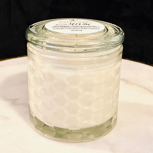 MULBERRY LUX CYLINDER CHRISTIAN CANDLE