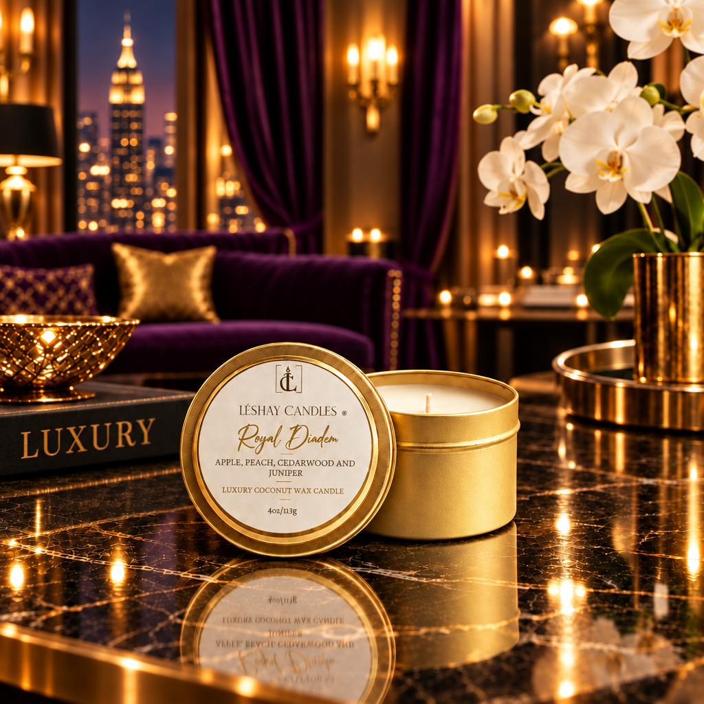 ROYAL DIADEM CHRISTIAN TRAVEL LUXURY CANDLE