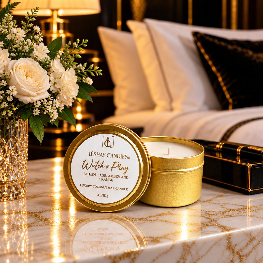 WATCH & PRAY CHRISTIAN TRAVEL LUXURY CANDLE