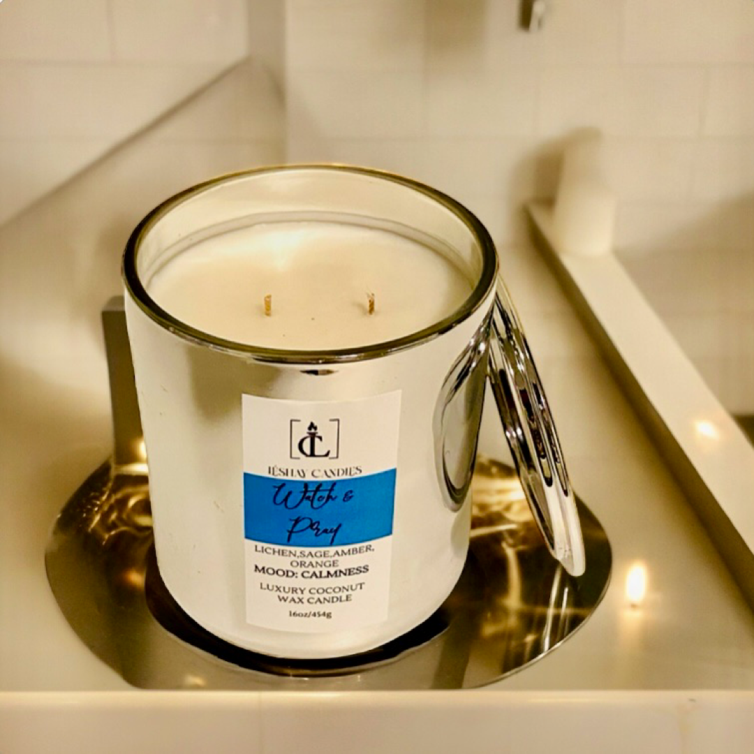 "WATCH & PRAY” LUXE VOGUE JAR CANDLE