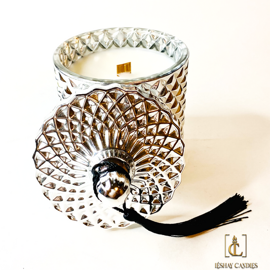 BREAKFAST AT LÉSHAY’S LUXURY DIAMOND JAR CHRISTIAN CANDLE