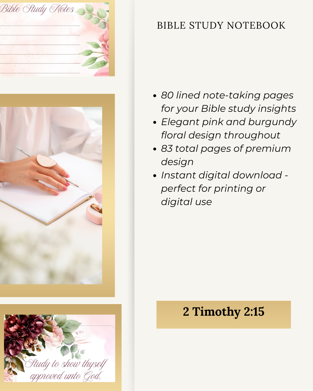 Bible Study Notebook