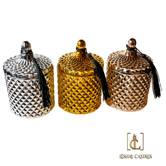 LUXURY DIAMOND JAR CHRISTIAN CANDLE BUNDLE