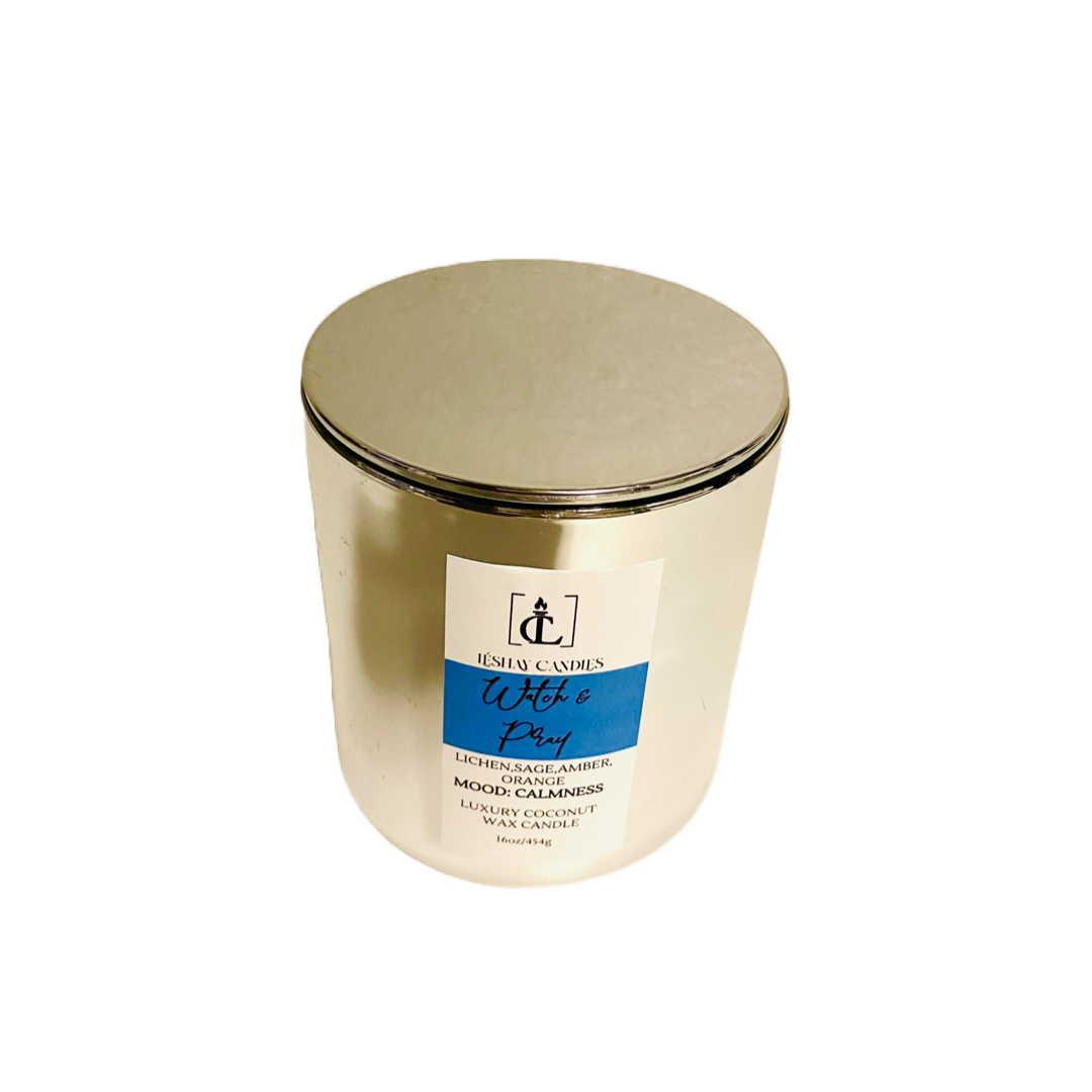 "WATCH & PRAY” LUXE VOGUE JAR CANDLE