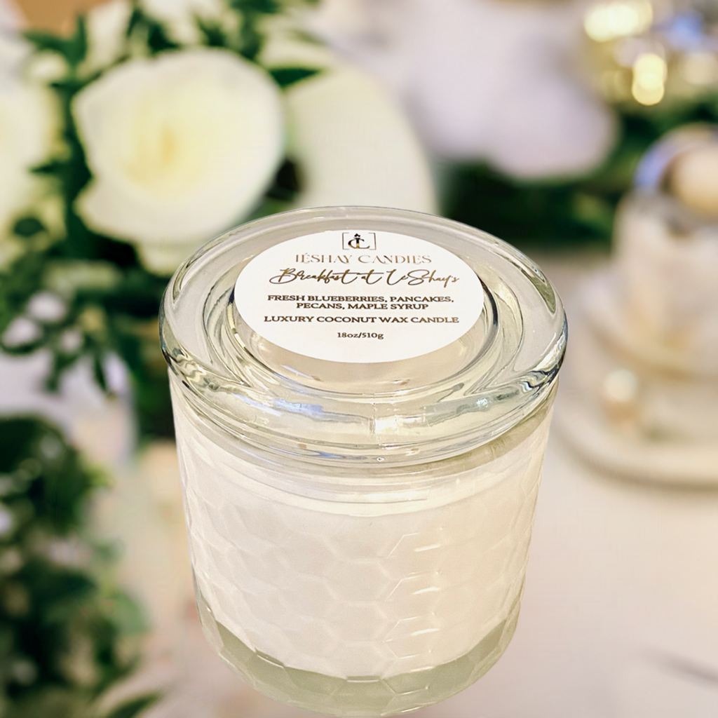 BREAKFAST AT LÉSHAY'S LUX CYLINDER CHRISTIAN CANDLE