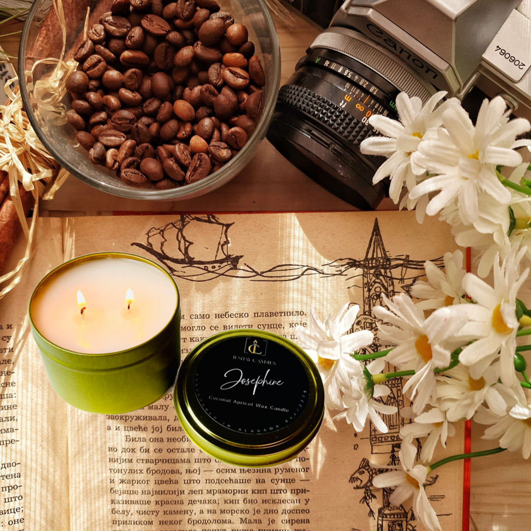 “JOSEPHINE” LUXURY TRAVEL TIN CANDLE