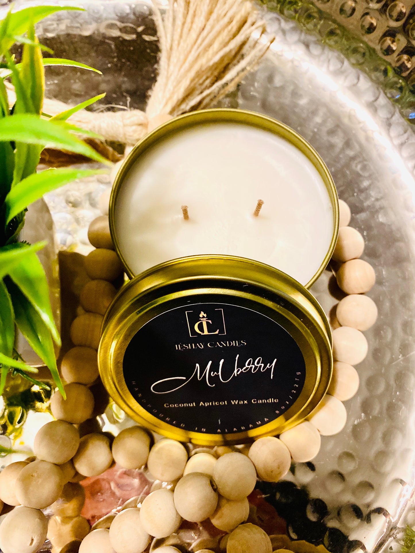 “MULBERRY” LUXURY TRAVEL TIN CANDLE