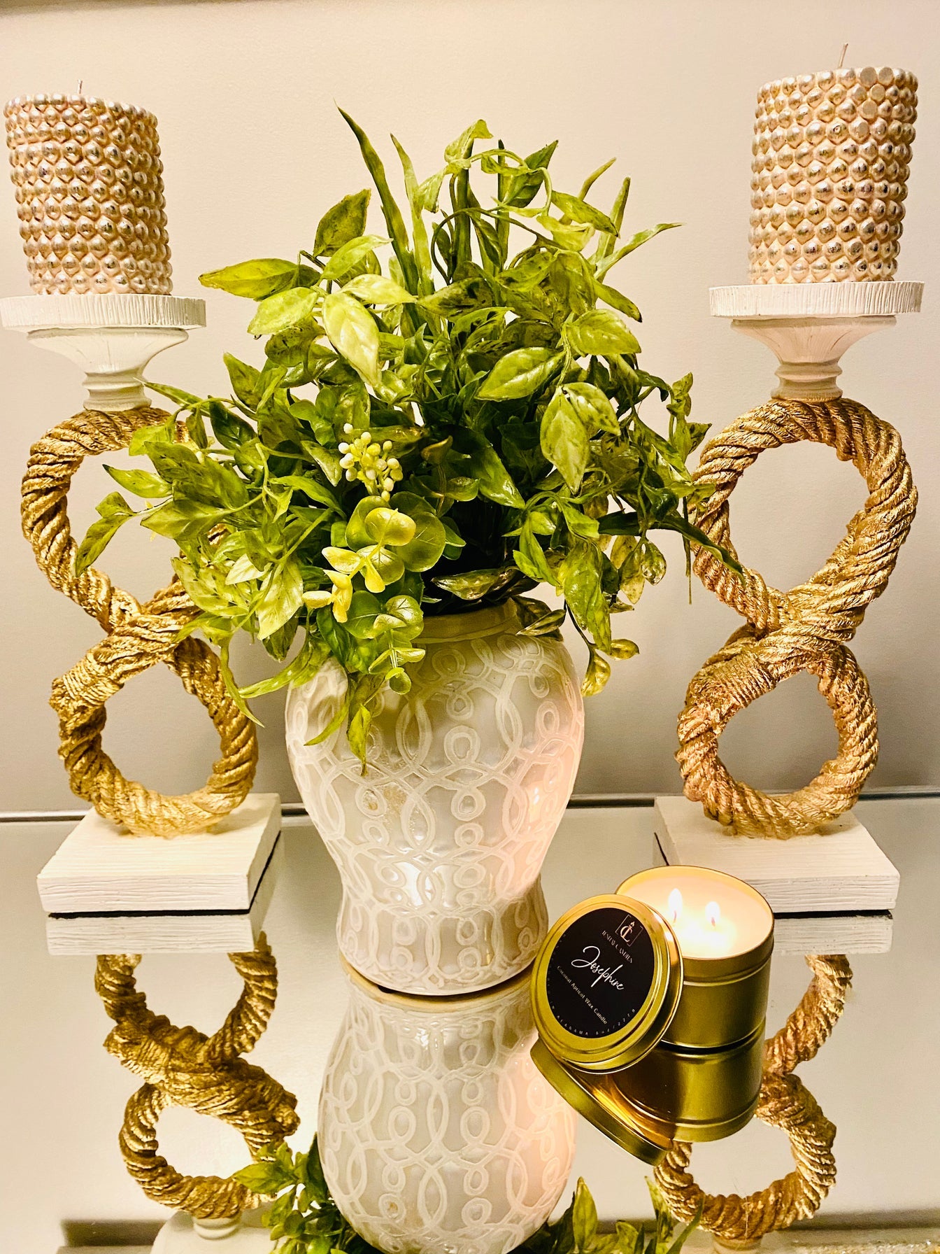 “JOSEPHINE” LUXURY TRAVEL TIN CANDLE
