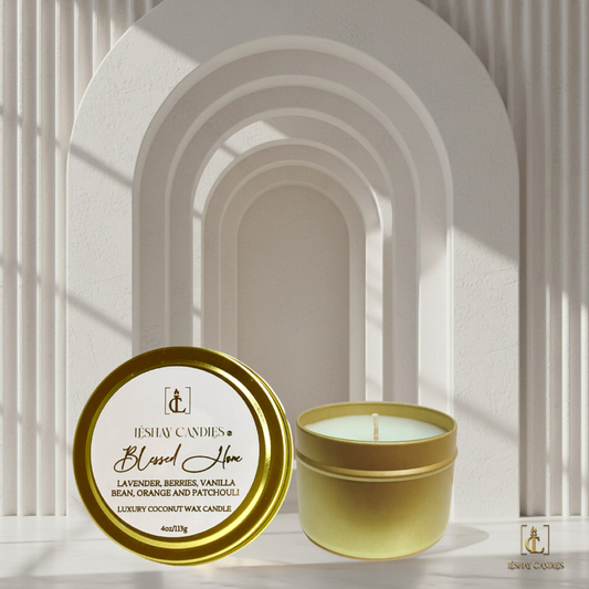 BLESSED HOME CHRISTIAN TRAVEL LUXURY CANDLE