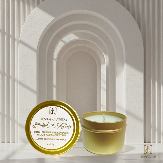 BREAKFAST AT LÉSHAY’S CHRISTIAN TRAVEL LUXURY CANDLE