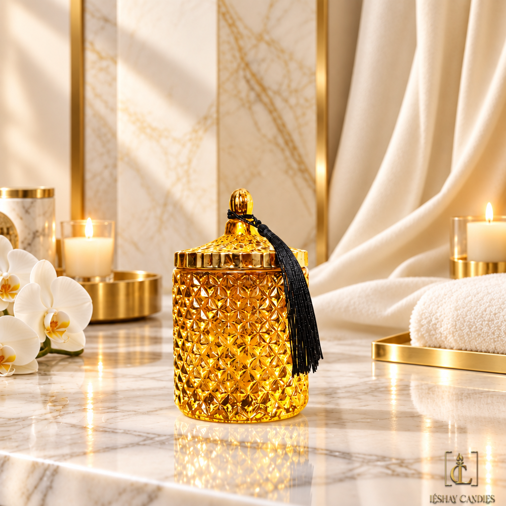 BLESSED HOME LUXURY DIAMOND JAR CHRISTIAN CANDLE
