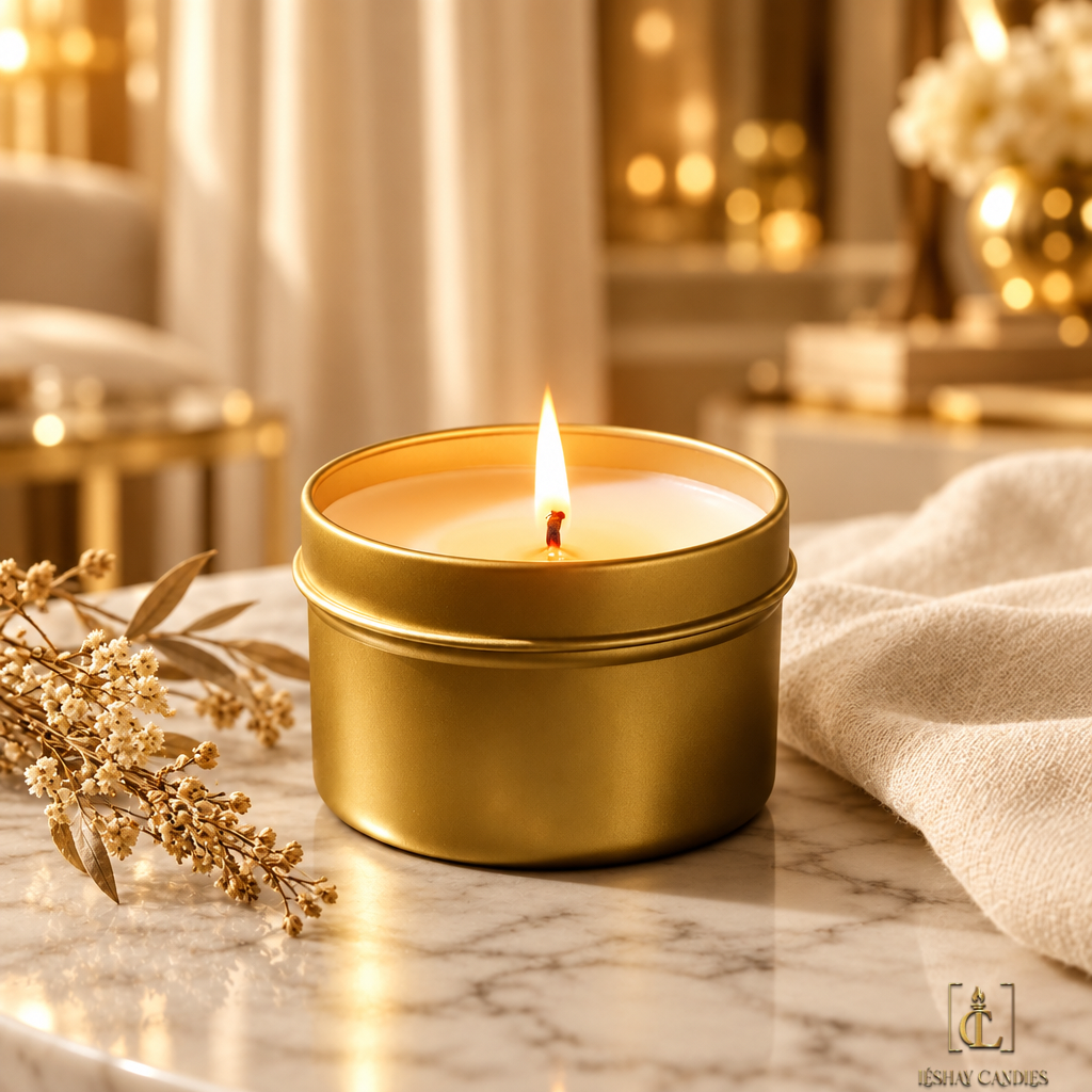 BLESSED NOT STRESSED CHRISTIAN TRAVEL LUXURY CANDLE