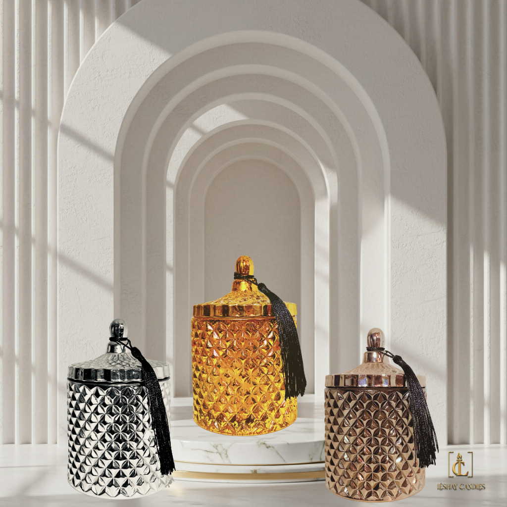 LUXURY DIAMOND JAR CHRISTIAN CANDLE BUNDLE
