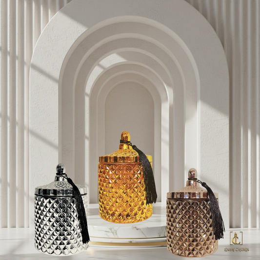 LUXURY DIAMOND JAR CHRISTIAN CANDLE BUNDLE