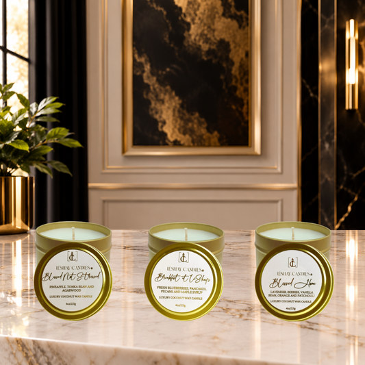 BLESSED AND HIGHLY FAVORED TRAVEL CANDLE BUNDLE
