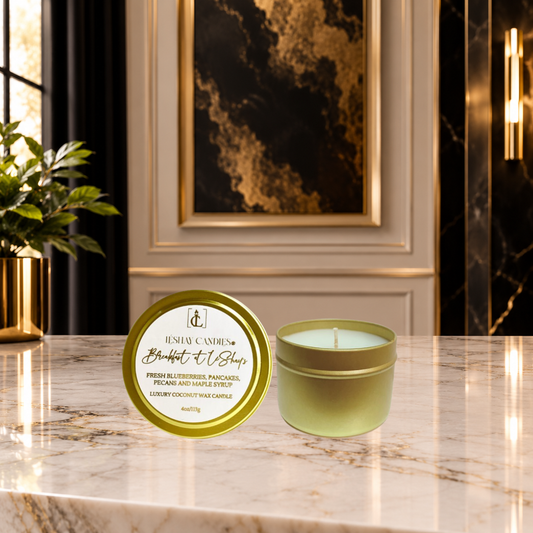 BREAKFAST AT LÉSHAY’S CHRISTIAN TRAVEL LUXURY CANDLE