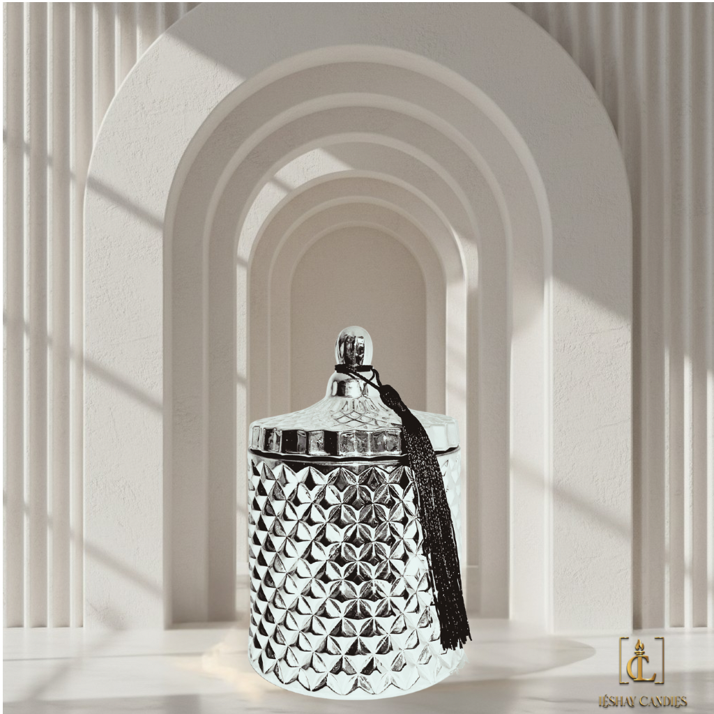 BREAKFAST AT LÉSHAY’S LUXURY DIAMOND JAR CHRISTIAN CANDLE