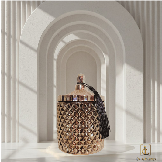 REAP WHAT YOU SOW LUXURY DIAMOND JAR CHRISTIAN CANDLE