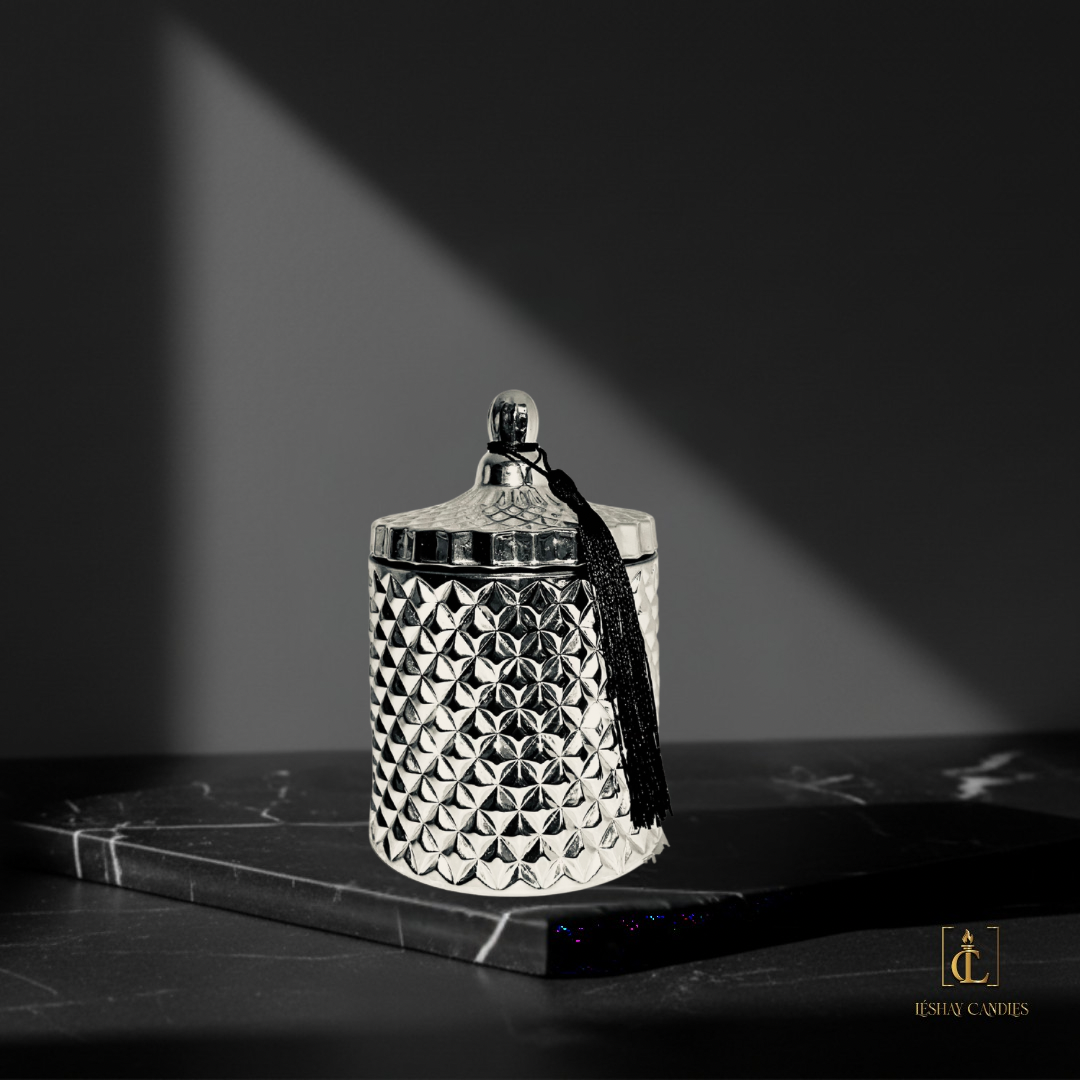 BREAKFAST AT LÉSHAY’S LUXURY DIAMOND JAR CHRISTIAN CANDLE