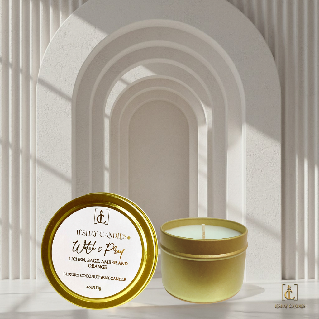 WATCH & PRAY CHRISTIAN TRAVEL LUXURY CANDLE