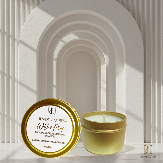 WATCH & PRAY CHRISTIAN TRAVEL LUXURY CANDLE