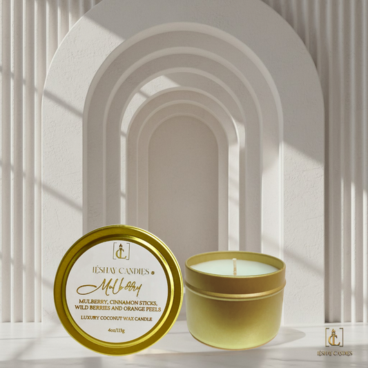 MULBERRY CHRISTIAN TRAVEL LUXURY CANDLE