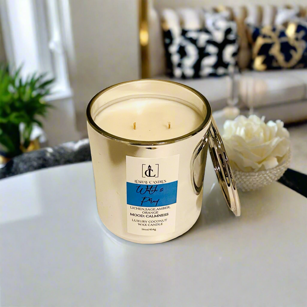 "WATCH & PRAY” LUXE VOGUE JAR CANDLE