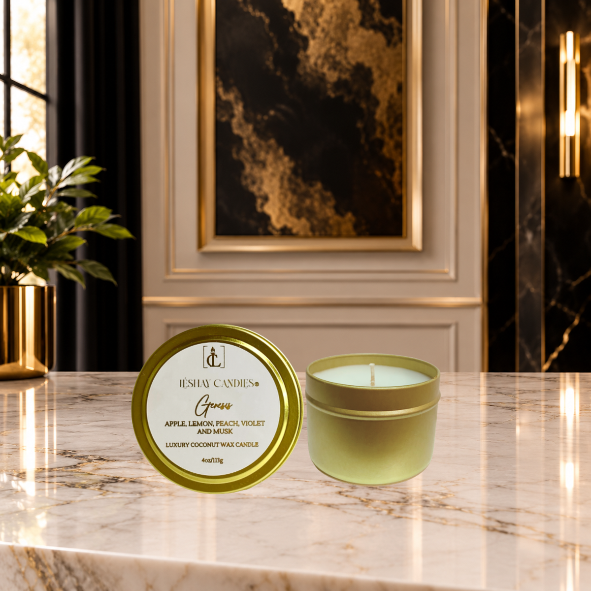 GENESIS CHRISTIAN TRAVEL LUXURY CANDLE