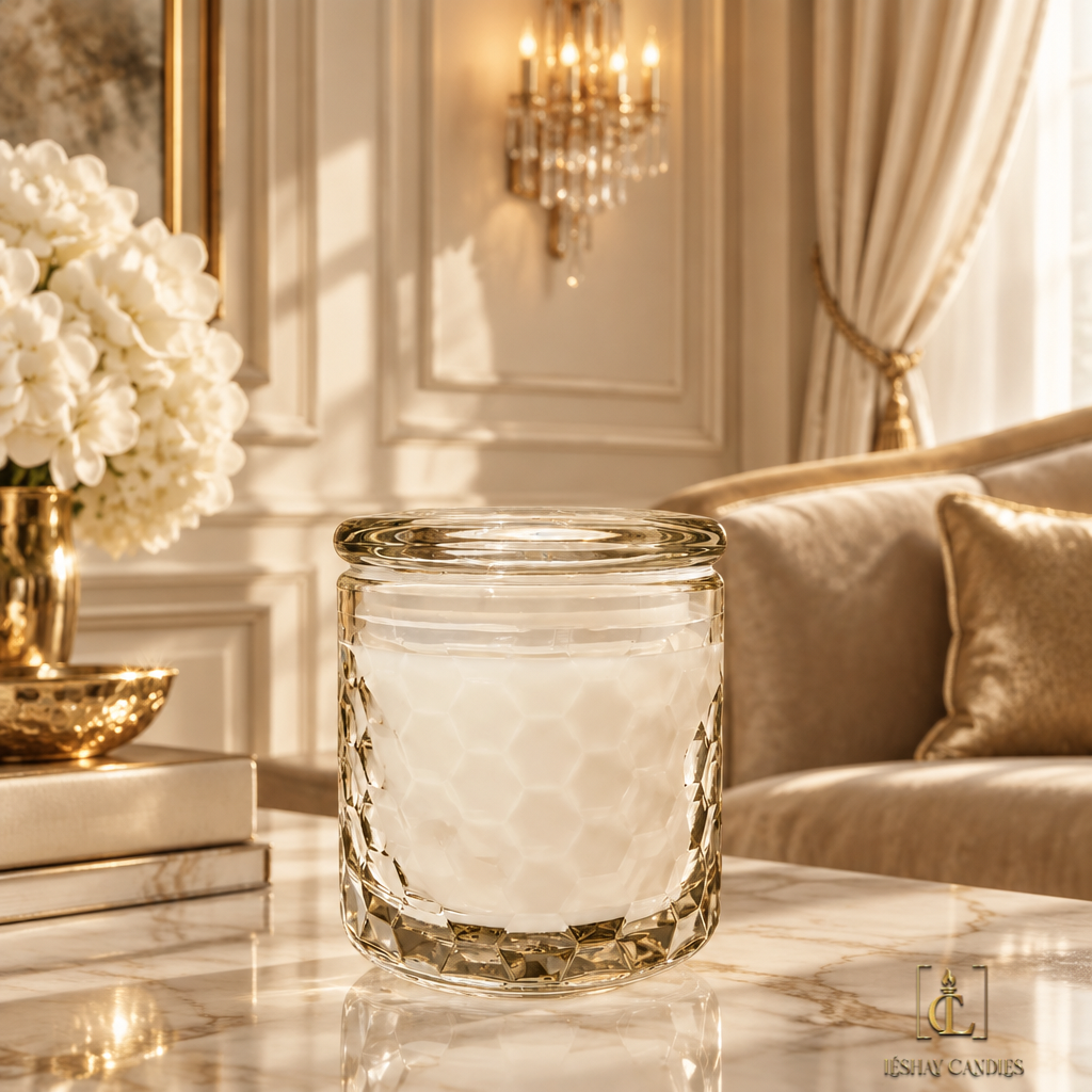 MULBERRY LUX CYLINDER CHRISTIAN CANDLE