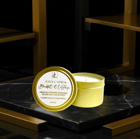 BREAKFAST AT LÉSHAY’S CHRISTIAN TRAVEL LUXURY CANDLE