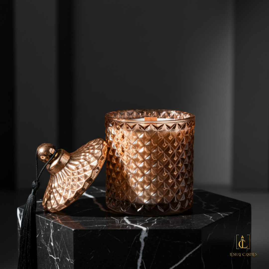 REAP WHAT YOU SOW LUXURY DIAMOND JAR CHRISTIAN CANDLE