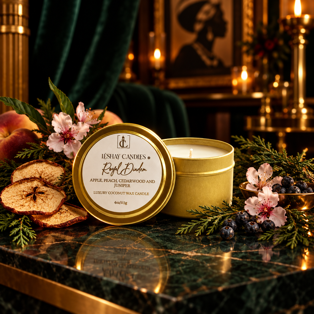 ROYAL DIADEM CHRISTIAN TRAVEL LUXURY CANDLE
