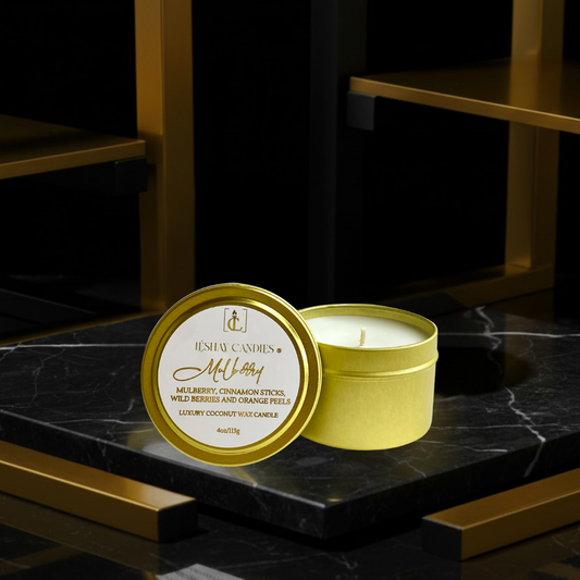 MULBERRY CHRISTIAN TRAVEL LUXURY CANDLE