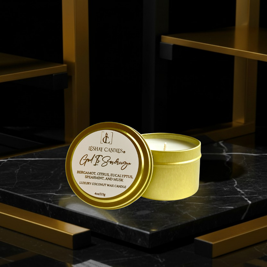 GOD IS SOVEREIGN CHRISTIAN TRAVEL LUXURY CANDLE