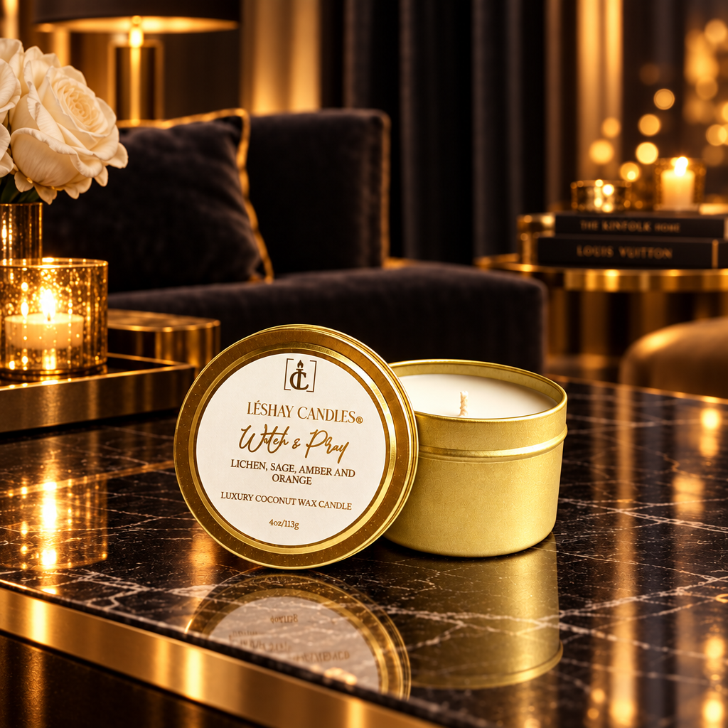 WATCH & PRAY CHRISTIAN TRAVEL LUXURY CANDLE
