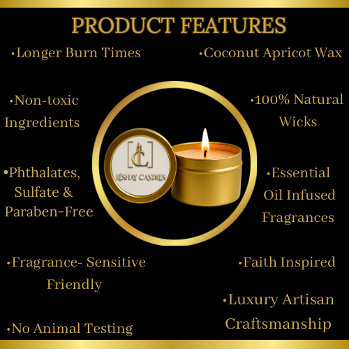 GOD IS SOVEREIGN CHRISTIAN TRAVEL LUXURY CANDLE