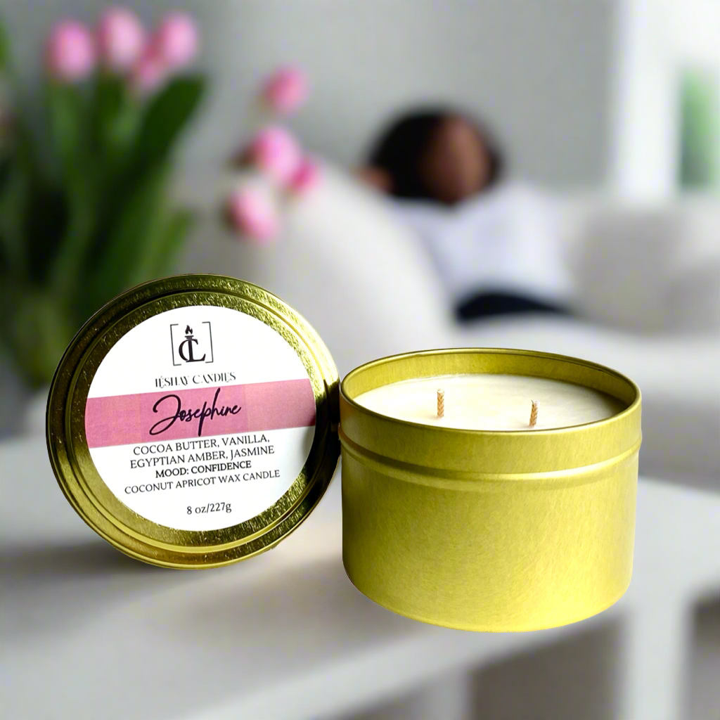 “JOSEPHINE” LUXURY TRAVEL TIN CANDLE