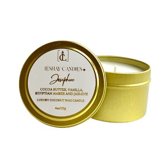 "JOSEPHINE" SMALL LUXURY TRAVEL TIN CANDLE