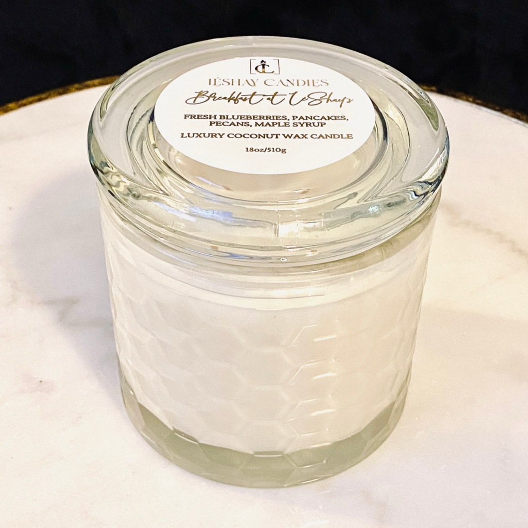 "BREAKFAST AT LÉSHAY'S" LUX CYLINDER CANDLE