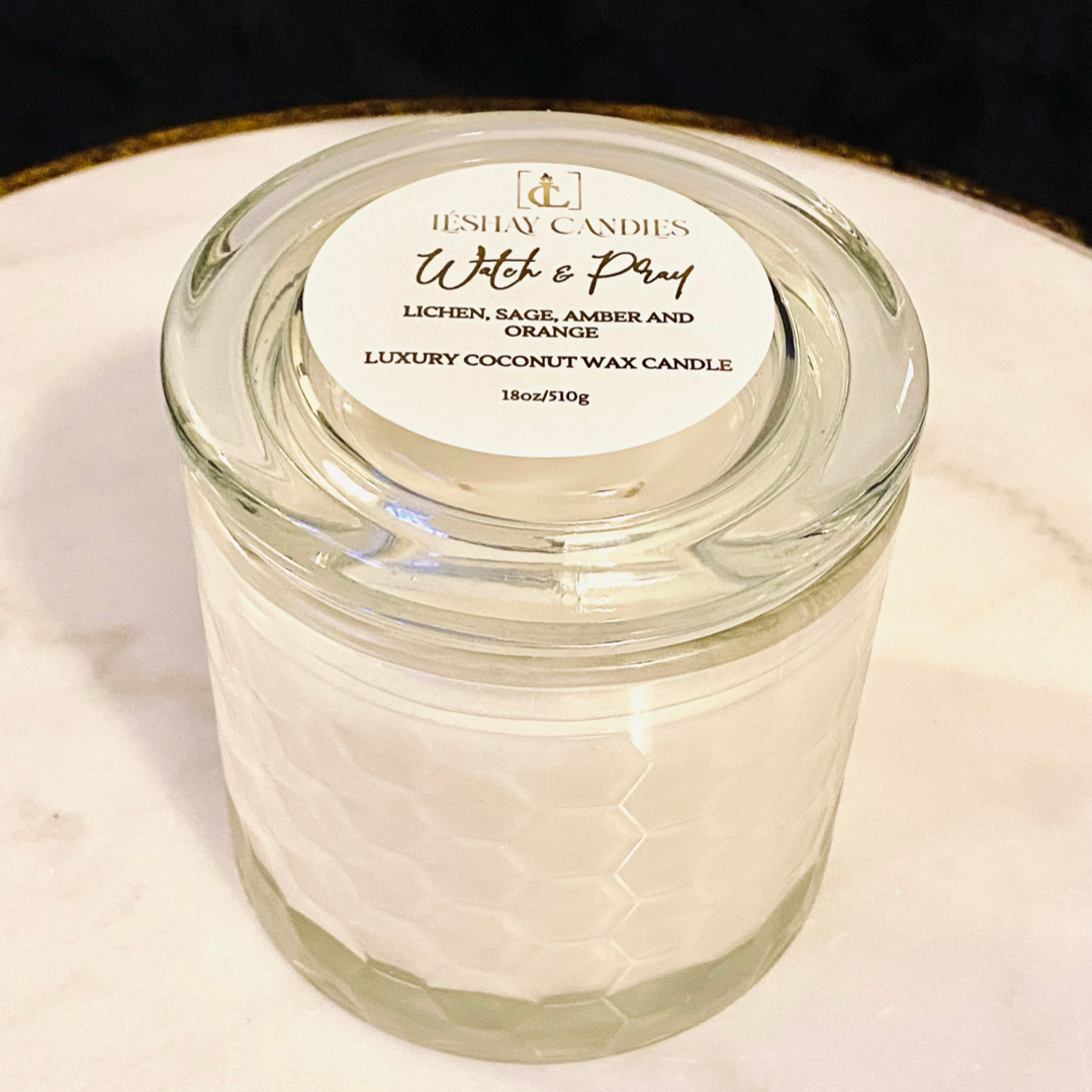 “WATCH & PRAY” LUX CYLINDER CANDLE